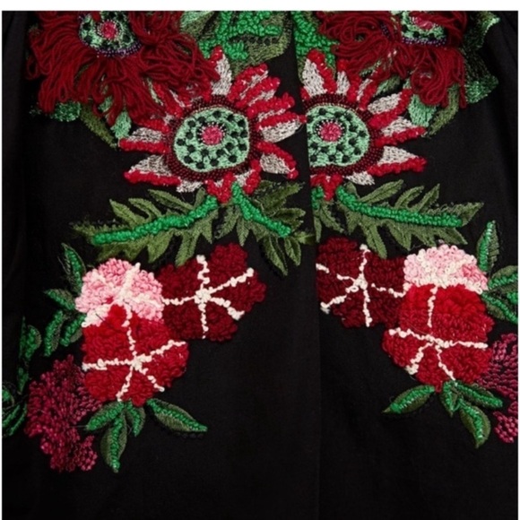 ZARA Top Embroidered Back Blouse - Picture 12 of 16